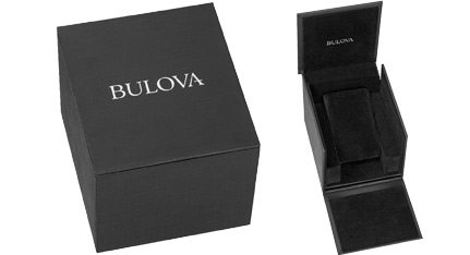 BULOVA Crystal Crystals Silver Stainless Steel Bracelet