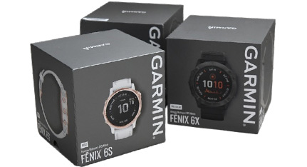 GARMIN Vivomove Trend Slate Bezel with Black Case and Silicone Band