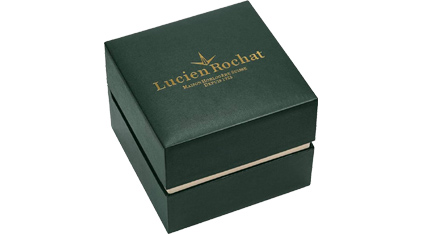 LUCIEN ROCHAT Leman Automatic Black Leather Strap