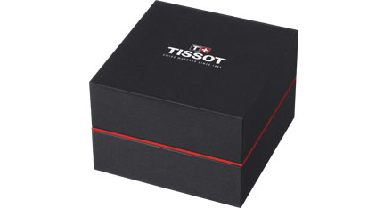 TISSOT T-Classic PRX 40 205 White Rubber Strap