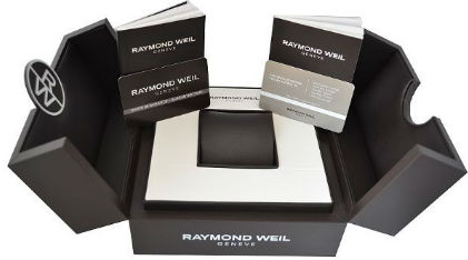 RAYMOND WEIL Geneve Toccata Diamonds Black Leather Strap