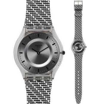 SWATCH Pure Net Leather and