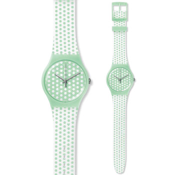 SWATCH Mint Love White Rubber