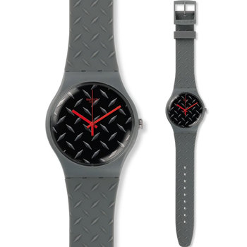 SWATCH Text Ure Mens Grey
