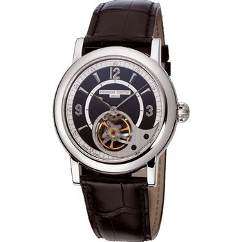 FREDERIQUE CONSTANT Automatic Heart Beat Brown Leather Strap