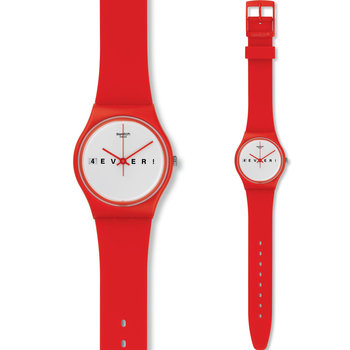 SWATCH 4everfever Red Rubber