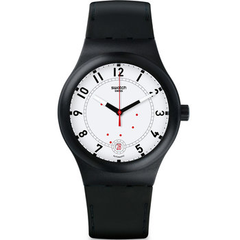 SWATCH Sistem 51 Chic Automatic Black Silicone Strap