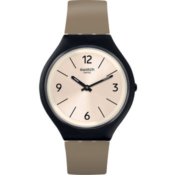 SWATCH Skinsand Brown Leather