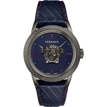 VERSACE Blue Leather Strap