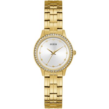 GUESS Ladies Crystals Gold