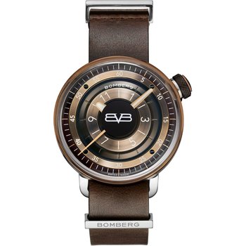 BOMBERG BB01 GENT Brown Leather Strap