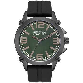 REACTION KENNETH COLE Casual Black Silicone Strap