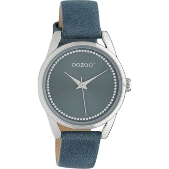 OOZOO Junior Blue Leather Strap (32mm)