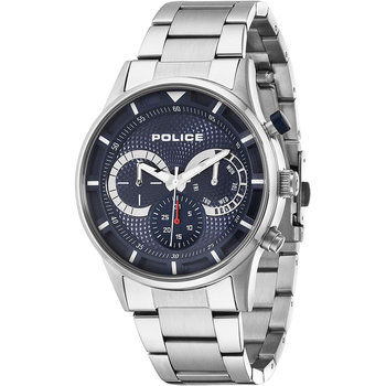 POLICE Driver Silver Stainless Steel Bracelet