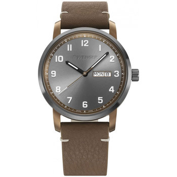 WENGER Attitude Brown Leather Strap