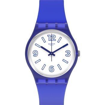 SWATCH Electric Shark Blue Silicone Strap