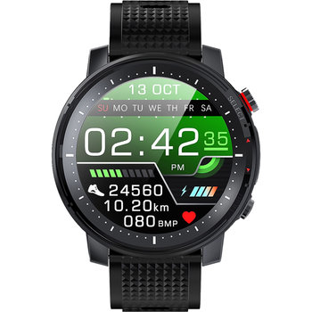 DAS.4 Smartwatch Chronograph Black Silicone Strap ST08