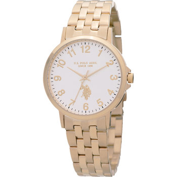 U.S.POLO Paxton Gold Stainless Steel Bracelet