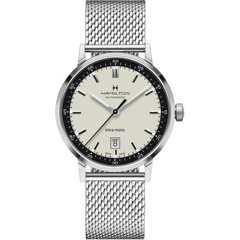 HAMILTON Intra-Matic Automatic Silver Stainless Steel Bracelet