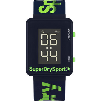 SUPERDRY Sports Chronograph Blue Silicone Strap