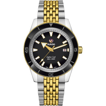 RADO Captain Cook Automatic Two Tone Stainless Steel Bracelet