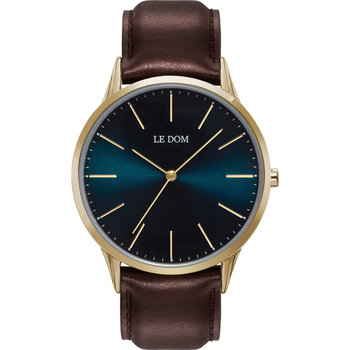 LEDOM classic Brown Leather Strap