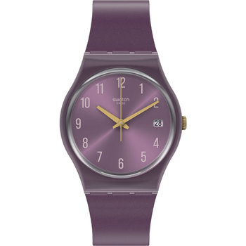SWATCH Gents Pearlypurple Blue Silicone Strap