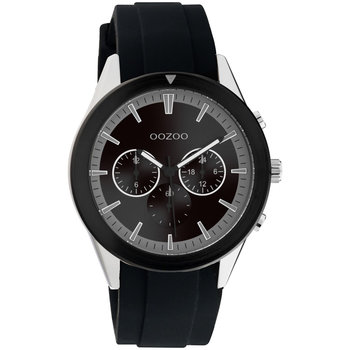 OOZOO Timepieces Black Rubber