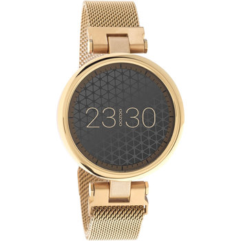 OOZOO Smartwatch Rose Gold Stainless Steel Bracelet