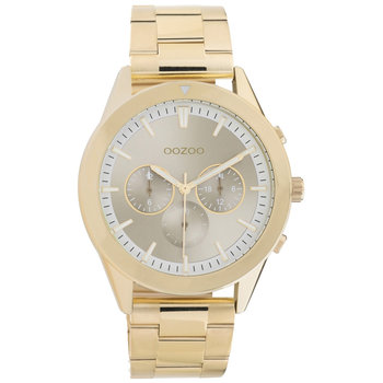 OOZOO Timepieces Chronograph Gold Stainless Steel Bracelet