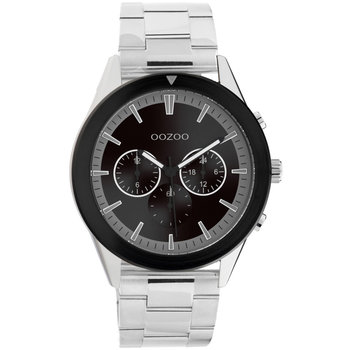 OOZOO Timepieces Chronograph Silver Stainless Steel Bracelet
