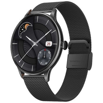 VOGUE Callisto Smartwatch Black Stainless Steel Bracelet