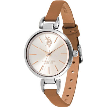 U.S.POLO Andrienne Beige Leather Strap