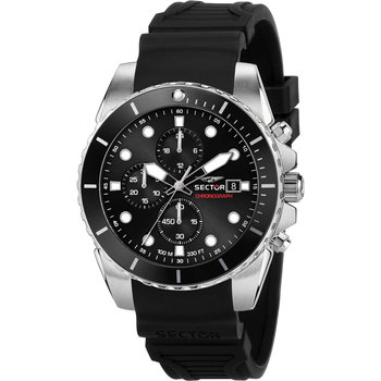 SECTOR 450 Chronograph Black Stainless Steel Strap
