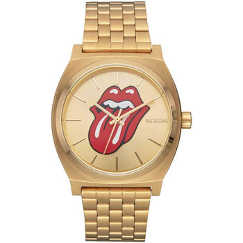 NIXON Rolling Stones Time Teller Gold Stainless Steel Bracelet
