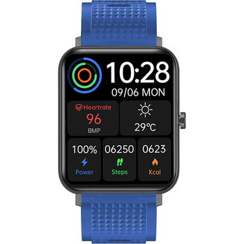 DAS.4 SU02 Smartwatch Blue Silicone Strap