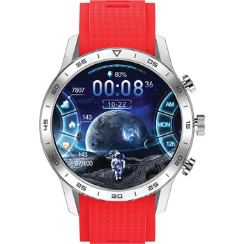 DAS.4 SU20 Smartwatch Red Silicone Strap