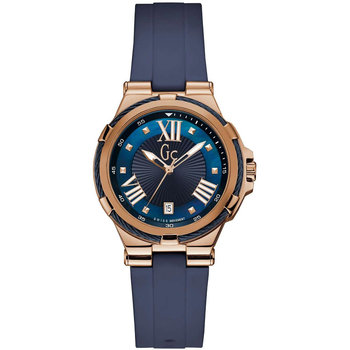 GUESS Collection Structura Cable Blue Rubber Strap