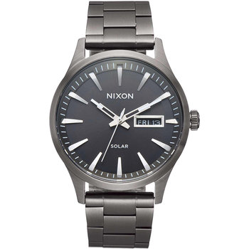 NIXON Sentry Solar Grey Stainless Steel Bracelet