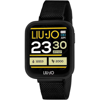 LIU JO Voice Smartwatch Black Stainless Steel Bracelet
