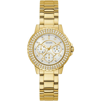 GUESS Crown Jewel Crystals Gold Stainless Steel Bracelet