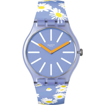 SWATCH Dazed By Daisies Multicolor Silicone Strap