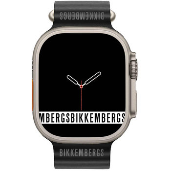 BIKKEMBERGS Big Smartwatch Black Silicone Strap
