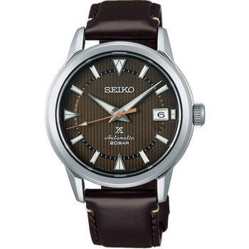 SEIKO Prospex Forest Brown Alpinist Automatic Brown Leather Strap