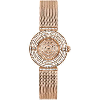 GUESS Dream Crystals Rose Gold Stainless Steel Bracelet