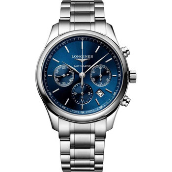 LONGINES The Longines Master Collection Automatic Chronograph Silver Stainless Steel Bracelet