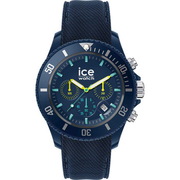 ICE WATCH Chrono with Blue Silicone Strap (L)
