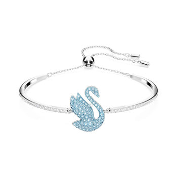 SWAROVSKI Blue Iconic Swan bangle Swan