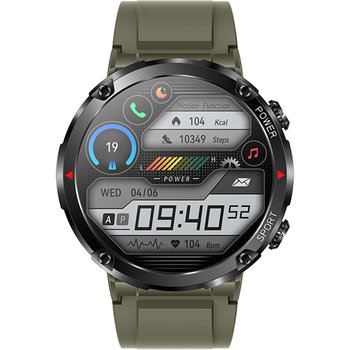 DAS.4 ST30 Smartwatch Khaki Silicone Strap