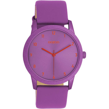 OOZOO Timepieces Purple Leather Strap